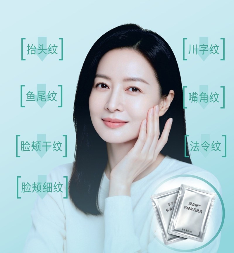 抬头纹、川字纹、鱼尾纹、嘴角纹、脸颊干纹、法令纹、脸颊细纹